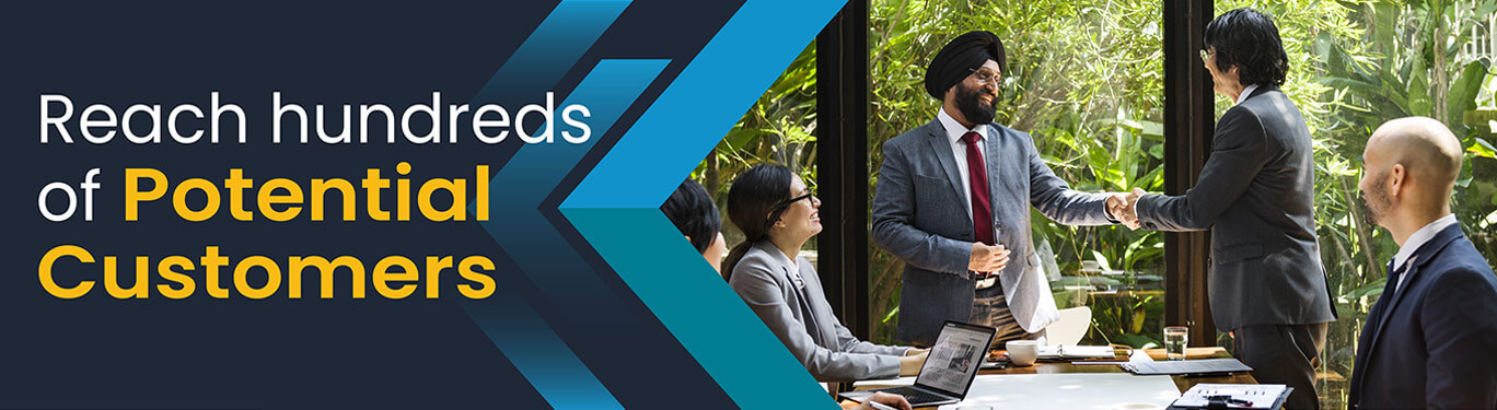 Reach hundreds of Potential Customers