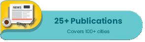 25+ Publications, Covers 100+ cities